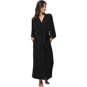 Women's Soft Robes Long Bath Robes Full Length Kimonos Sleepwear Dressing